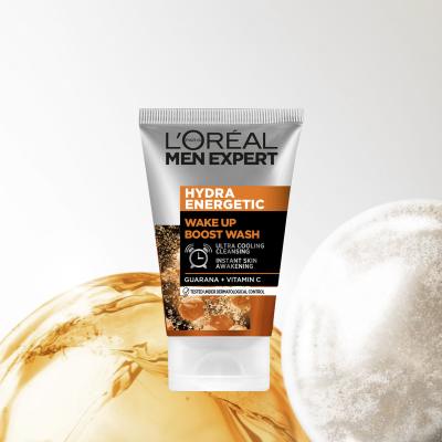 L&#039;Oréal Paris Men Expert Hydra Energetic Wake-Up Effect Čistilni gel za moške 100 ml