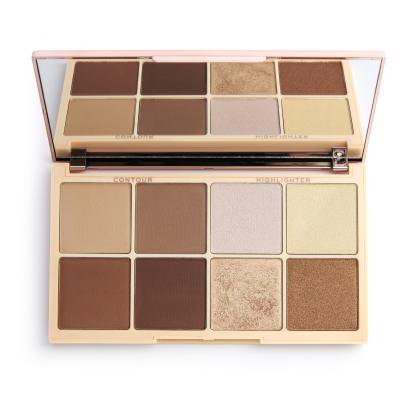 Makeup Revolution London Roxxsaurus Highlight &amp; Contour Paletka za konturing za ženske 20 g