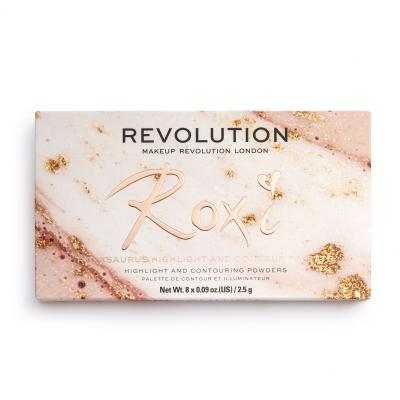 Makeup Revolution London Roxxsaurus Highlight &amp; Contour Paletka za konturing za ženske 20 g