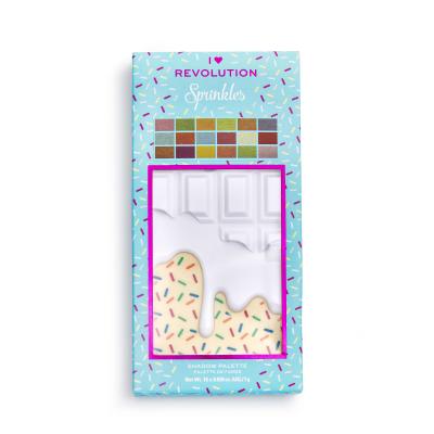 I Heart Revolution Chocolate Eyeshadow Palette Senčilo za oči za ženske 18 g Odtenek Sprinkles