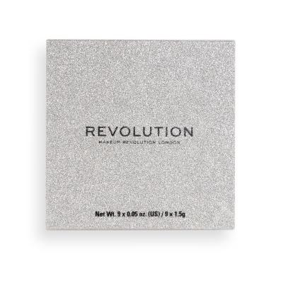 Makeup Revolution London Pressed Glitter Senčilo za oči za ženske 13,5 g Odtenek Illusion