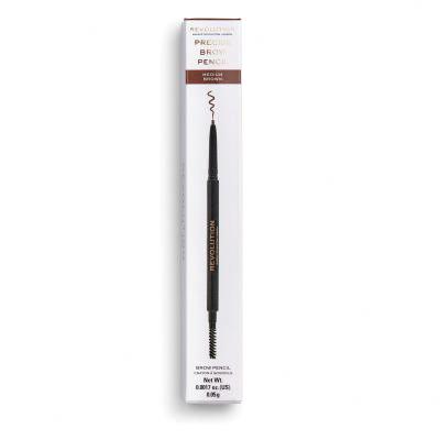 Makeup Revolution London Precise Brow Pencil Svinčnik za obrvi za ženske 0,05 g Odtenek Medium Brown