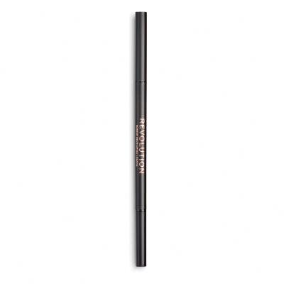 Makeup Revolution London Precise Brow Pencil Svinčnik za obrvi za ženske 0,05 g Odtenek Dark Brown