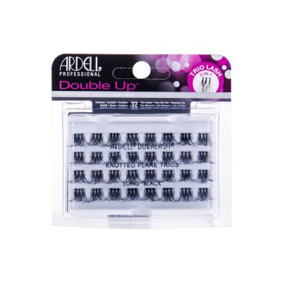 Ardell Double Up Knotted Trio Lash Umetne trepalnice za ženske 32 kos Odtenek Long Black