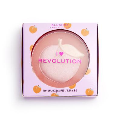 I Heart Revolution Fruity Blusher Rdečilo za obraz za ženske 9,2 g Odtenek Peach