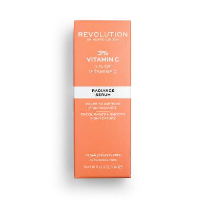 Revolution Skincare Vitamin C 3% Radiance Serum Serum za obraz za ženske 30 ml