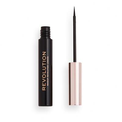 Makeup Revolution London Super Flick Eyeliner Črtalo za oči za ženske 4,5 ml Odtenek Black