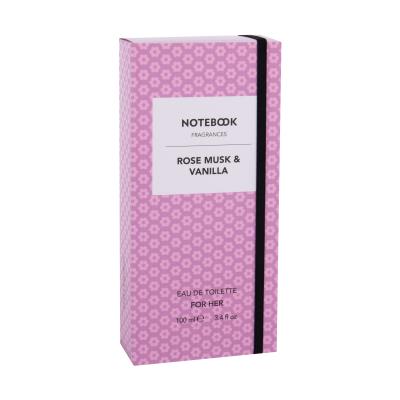 Notebook Fragrances Rose Musk &amp; Vanilla Toaletna voda za ženske 100 ml