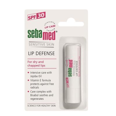 SebaMed Sensitive Skin Lip Defense SPF30 Balzam za ustnice za ženske 4,8 g