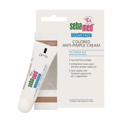 SebaMed Clear Face Colored Anti-Pimple Cream Nega problematične kože za ženske 10 ml