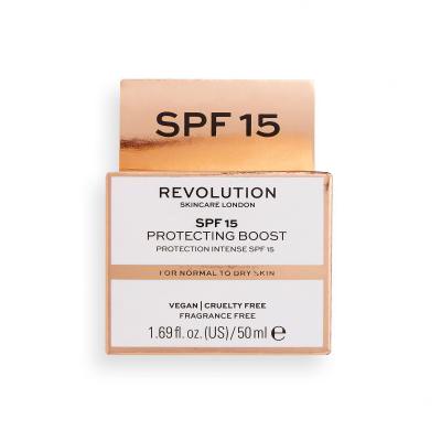 Revolution Skincare Moisture Cream Normal to Dry Skin SPF15 Dnevna krema za obraz za ženske 50 ml