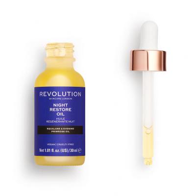 Revolution Skincare Night Restore Oil Serum za obraz za ženske 30 ml