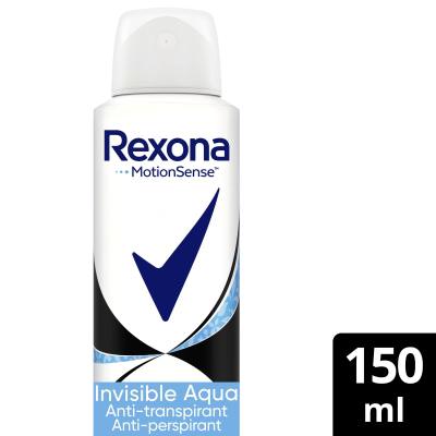 Rexona MotionSense Invisible Aqua 48h Antiperspirant za ženske 150 ml