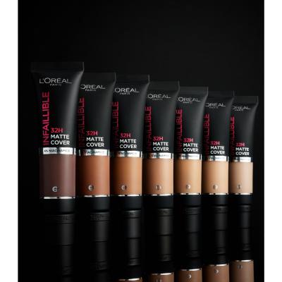 L&#039;Oréal Paris Infaillible 32H Matte Cover SPF25 Puder za ženske 30 ml Odtenek 110