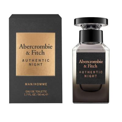 Abercrombie &amp; Fitch Authentic Night Toaletna voda za moške 50 ml
