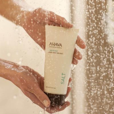 AHAVA Deadsea Salt Liquid Deadsea Salt Kopalna sol za ženske 200 ml