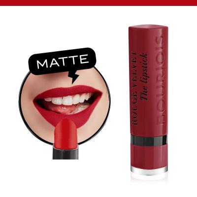 BOURJOIS Paris Rouge Velvet The Lipstick Šminka za ženske 2,4 g Odtenek 35 Perfect Date