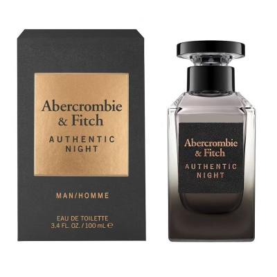 Abercrombie &amp; Fitch Authentic Night Toaletna voda za moške 100 ml