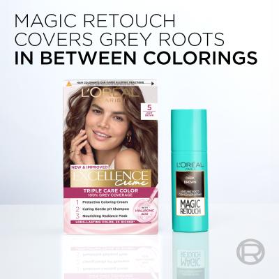 L&#039;Oréal Paris Magic Retouch Instant Root Concealer Spray Barva za lase za ženske 75 ml Odtenek Cold Brown