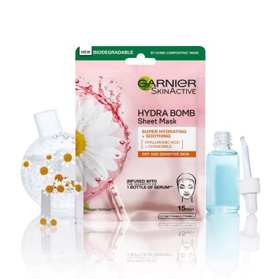 Garnier Skin Naturals Moisture + Comfort Maska za obraz za ženske 1 kos
