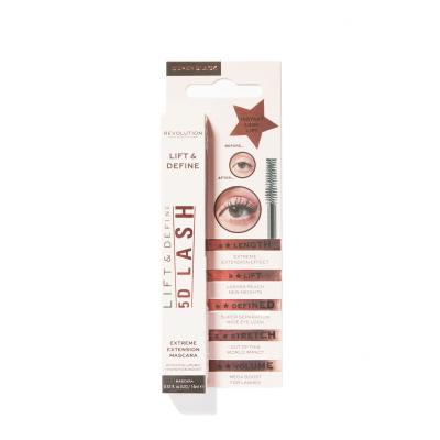 Makeup Revolution London 5D Lash Maskara za ženske 14 ml Odtenek Super Black