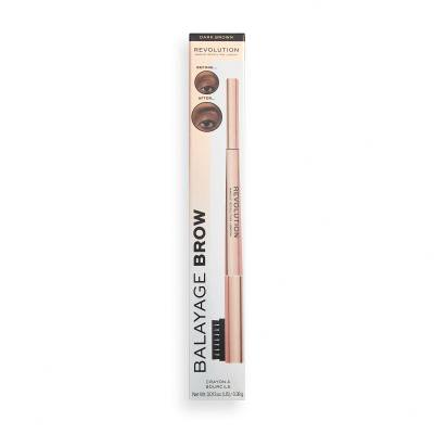 Makeup Revolution London Balayage Brow Svinčnik za obrvi za ženske 0,38 g Odtenek Dark Brown