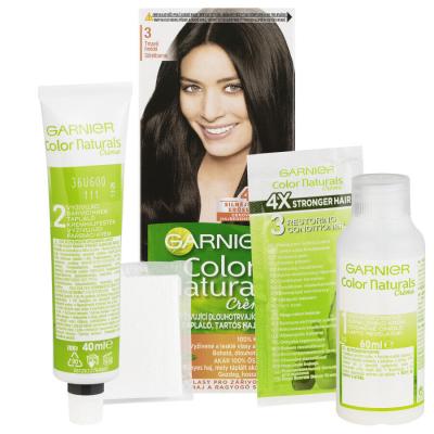 Garnier Color Naturals Créme Barva za lase za ženske 40 ml Odtenek 3 Natural Dark Brown