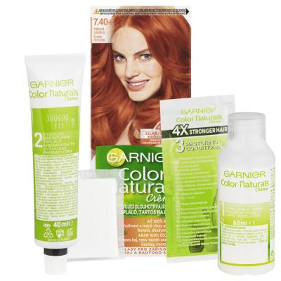 Garnier Color Naturals Créme Barva za lase za ženske 40 ml Odtenek 7,40+ Copper Passion