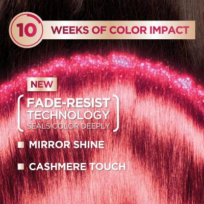 Garnier Color Sensation Barva za lase za ženske 40 ml Odtenek 4,12 Shimmering Brown