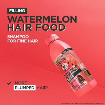 Garnier Fructis Hair Food Watermelon Plumping Shampoo Šampon za ženske 350 ml