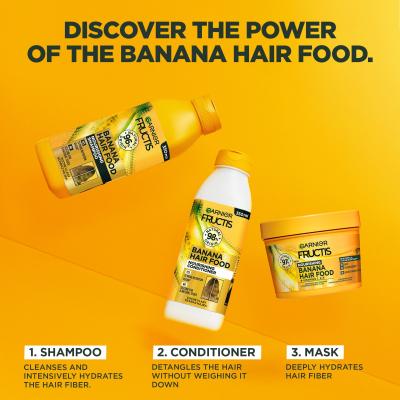 Garnier Fructis Hair Food Banana Nourishing Conditioner Balzam za lase za ženske 350 ml
