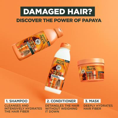 Garnier Fructis Hair Food Papaya Repairing Conditioner Balzam za lase za ženske 350 ml