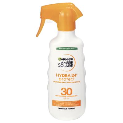Garnier Ambre Solaire Protection Spray 24h Hydration SPF30 Zaščita pred soncem za telo 300 ml