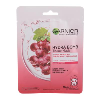 Garnier Skin Naturals Hydra Bomb Natural Origin Grape Seed Extract Maska za obraz za ženske 1 kos