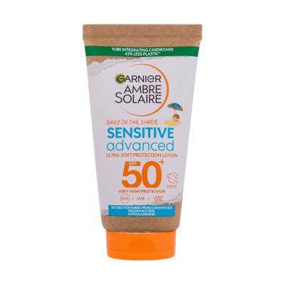 Garnier Ambre Solaire Kids Sensitive Advanced Baby In The Shade SPF50+ Zaščita pred soncem za telo za otroke 50 ml