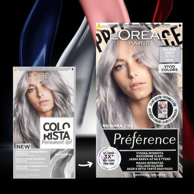 L&#039;Oréal Paris Colorista Permanent Gel Barva za lase za ženske 60 ml Odtenek Silver Grey