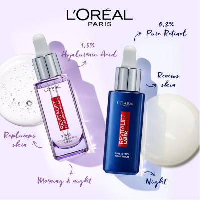 L&#039;Oréal Paris Revitalift Laser Pure Retinol Night Serum Serum za obraz za ženske 30 ml
