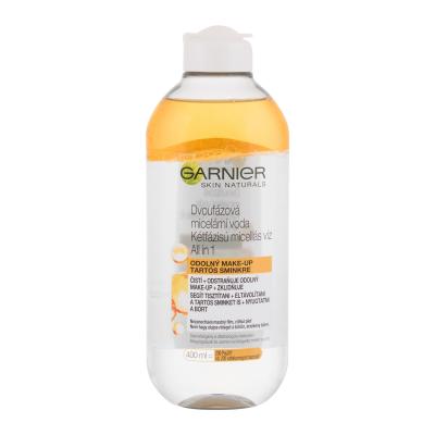 Garnier Skin Naturals Two-Phase Micellar Water All In One Micelarna vodica za ženske 400 ml