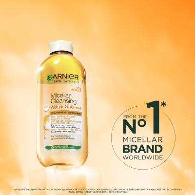 Garnier Skin Naturals Two-Phase Micellar Water All In One Micelarna vodica za ženske 400 ml