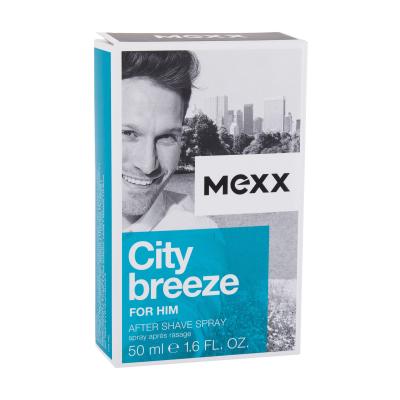 Mexx City Breeze For Him Vodica po britju za moške 50 ml poškodovana škatla