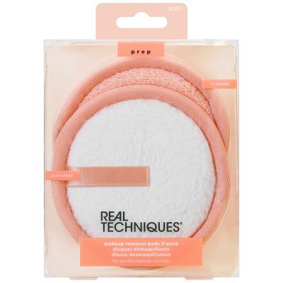 Real Techniques Skin Reusable Make Up Removal Pads Blazinice za odstranjevanje ličil za ženske 2 kos