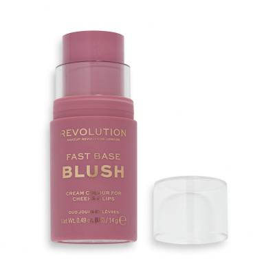 Makeup Revolution London Fast Base Blush Rdečilo za obraz za ženske 14 g Odtenek Blush