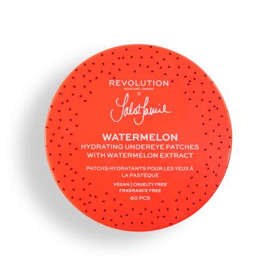 Revolution Skincare X Jake-Jamie Watermelon Maska za področje okoli oči za ženske 60 kos