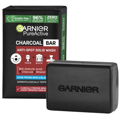Garnier Pure Active Charcoal Bar Čistilno milo 100 g