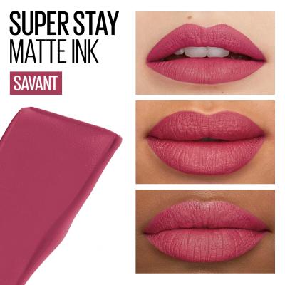 Maybelline Superstay Matte Ink Liquid Šminka za ženske 5 ml Odtenek 155 Savant