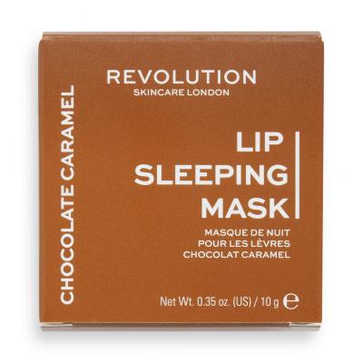 Revolution Skincare Lip Sleeping Mask Chocolate Caramel Balzam za ustnice za ženske 10 g