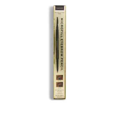 Revolution Pro Microfill Eyebrow Pencil Svinčnik za obrvi za ženske 0,1 g Odtenek Chocolate