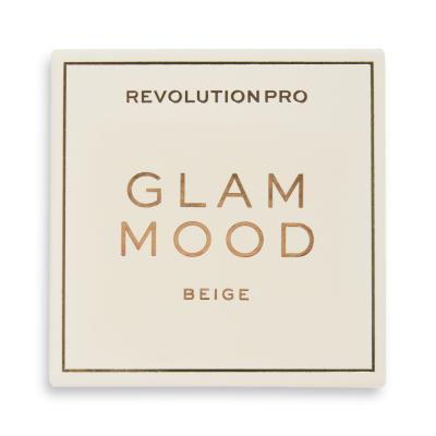 Revolution Pro Glam Mood Puder v prahu za ženske 7,5 g Odtenek Beige