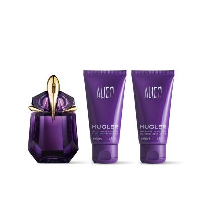 Mugler Alien SET1 Darilni set parfumska voda 30 ml + mleko za prhanje 50 ml + losjon za telo 50 ml