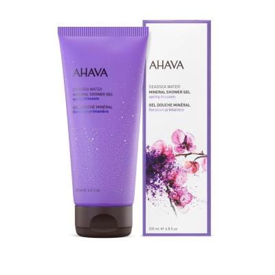 AHAVA Deadsea Water Mineral Shower Gel Spring Blossom Gel za prhanje za ženske 200 ml